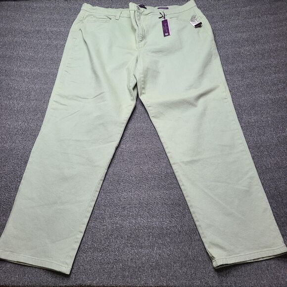 Gloria Vanderbilt Jeans Womens 22W Amanda Soft Touch Stretch Pants Desert Sage - Picture 1 of 11